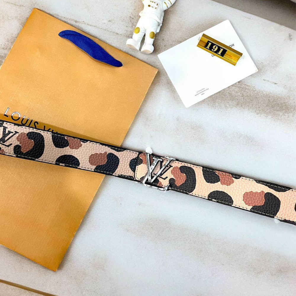 Louis Vuitton Leopard Print Reversible Belt-2