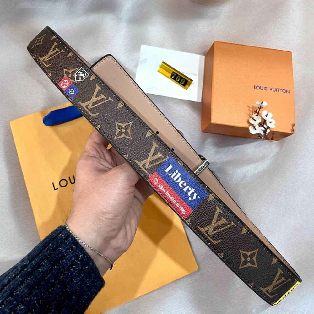 Louis Vuitton Brown Premium Quality Belt-3