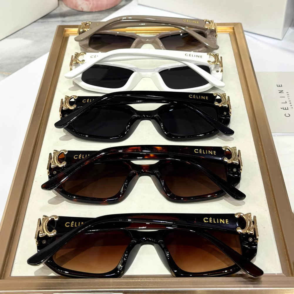 Celine Brown Print Premium Women's Sunglasses-3