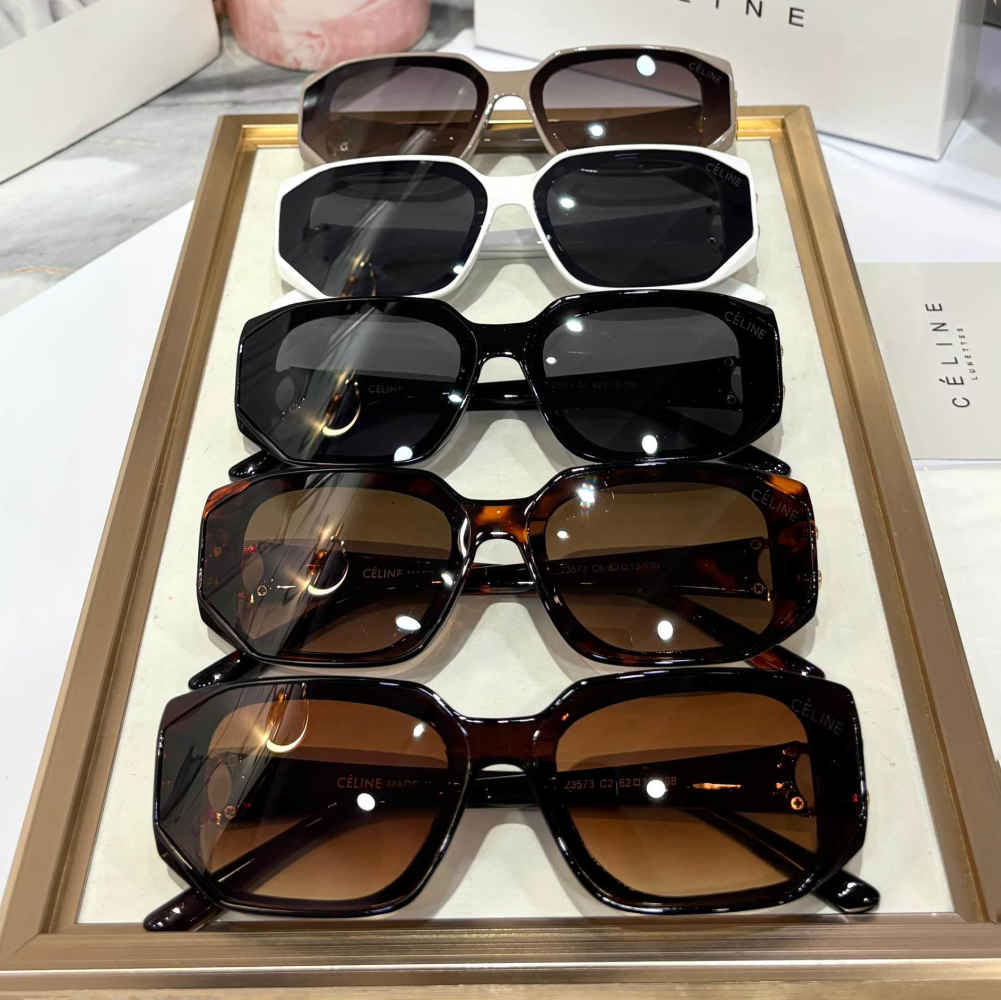 Celine Brown Print Premium Women's Sunglasses-2