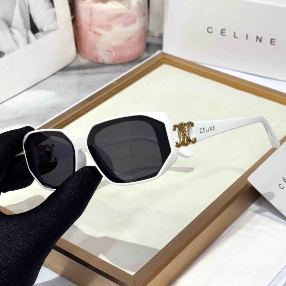 Celine White Premium Women's Sunglasses-thumb-1