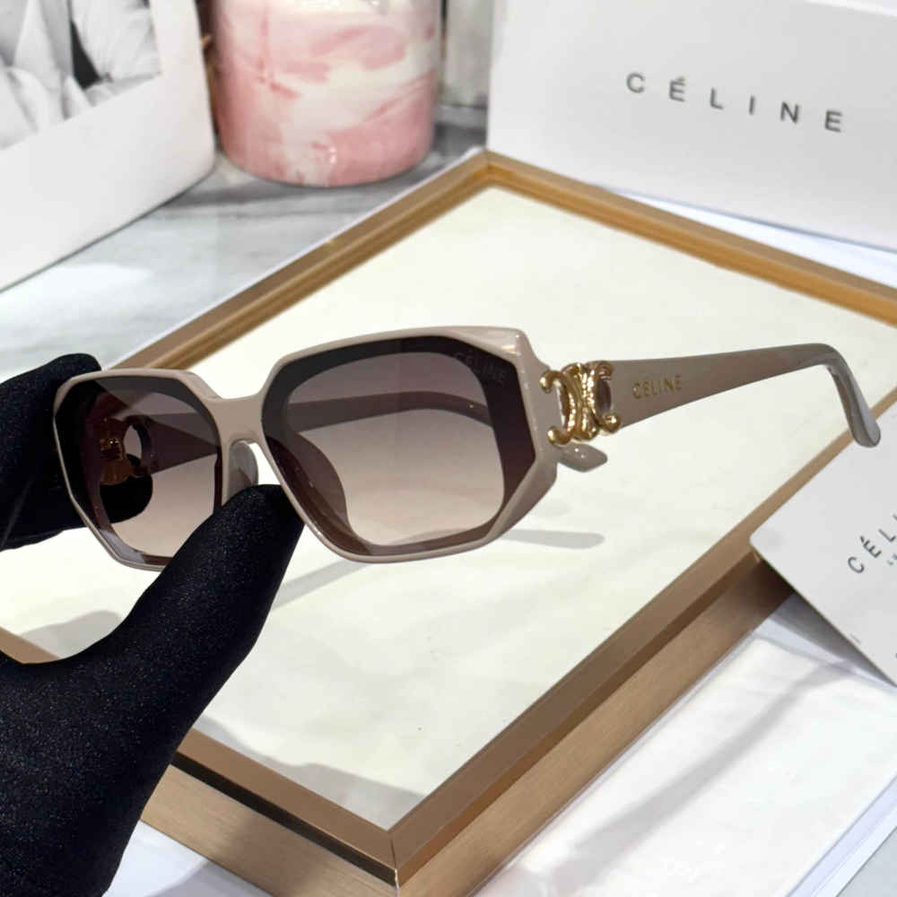 Celine Beige Premium Women's Sunglasses-1