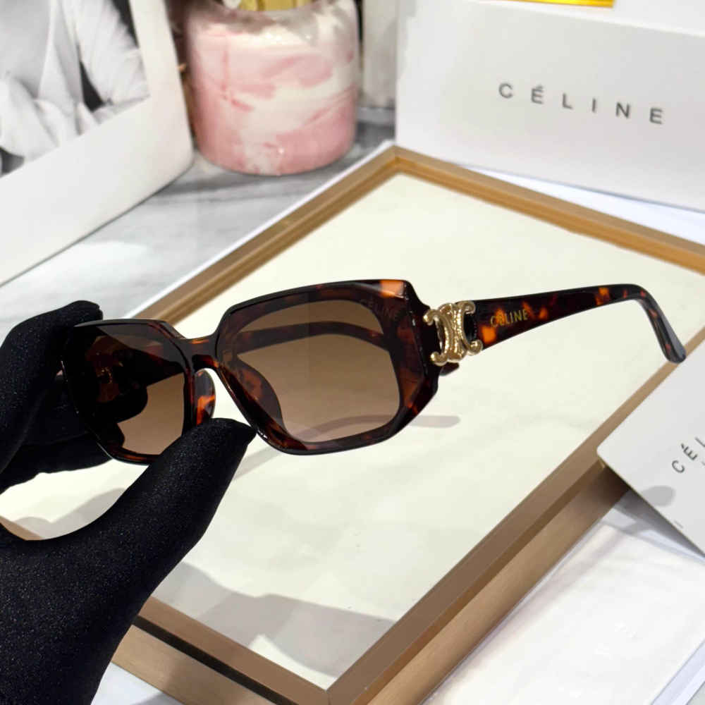 Celine Brown Print Premium Women's Sunglasses-1
