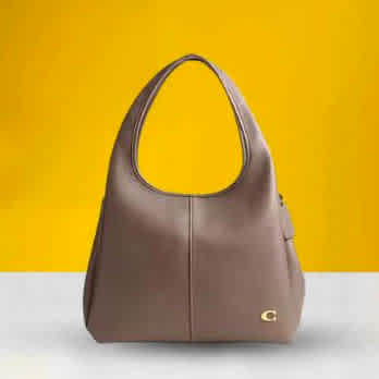 Coach Lana Beige Shoulder Bag-1