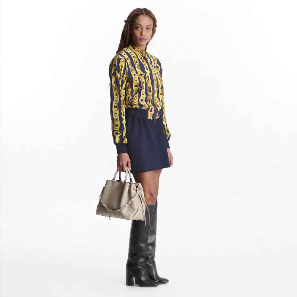 Louis Vuitton Mahina Bella Light Beige Tote Bag-thumb-9