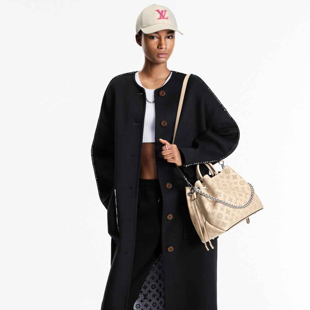 Louis Vuitton Mahina Bella Cream Tote Bag-7