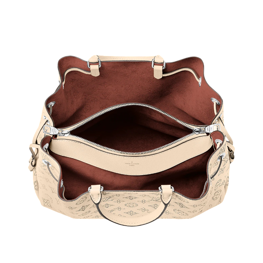 Louis Vuitton Mahina Bella Cream Tote Bag-3
