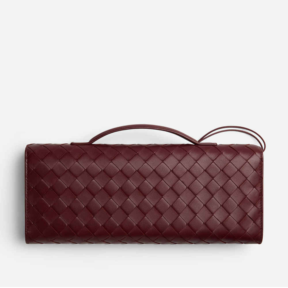 Bottega Veneta Long Andiamo Wine Handbag-1