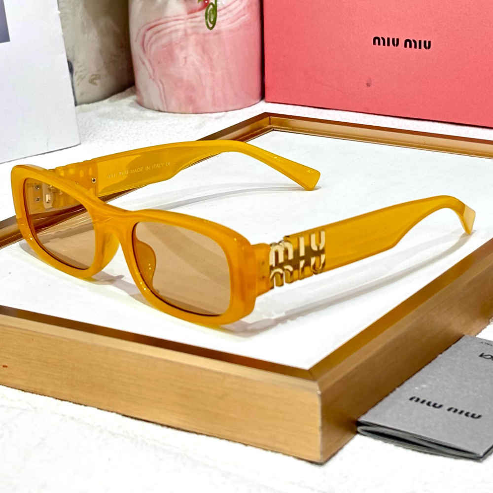 Miu Miu Yellow Premium Women's Sunglasses-thumb-0