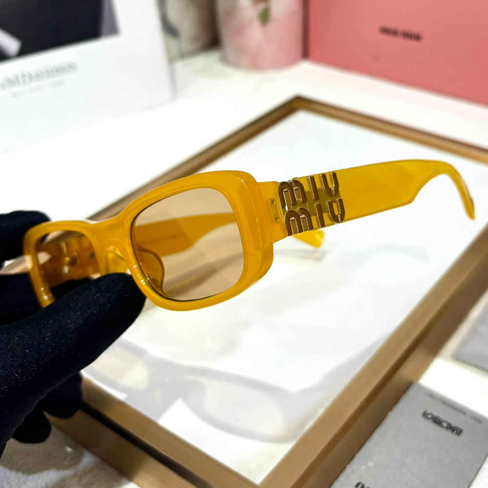 Miu Miu Yellow Premium Women's Sunglasses-thumb-1