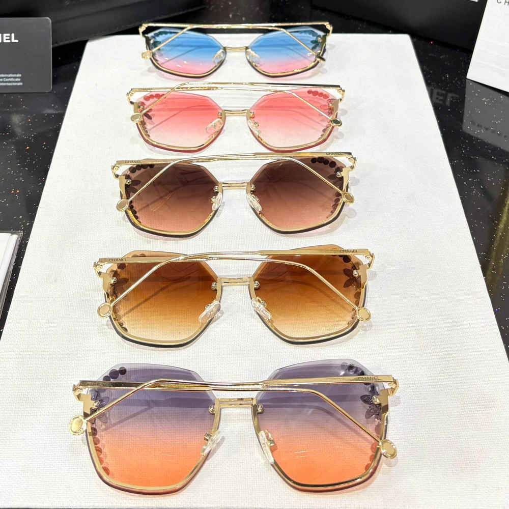 Chanel Pink Premium Women's Sunglasses-3