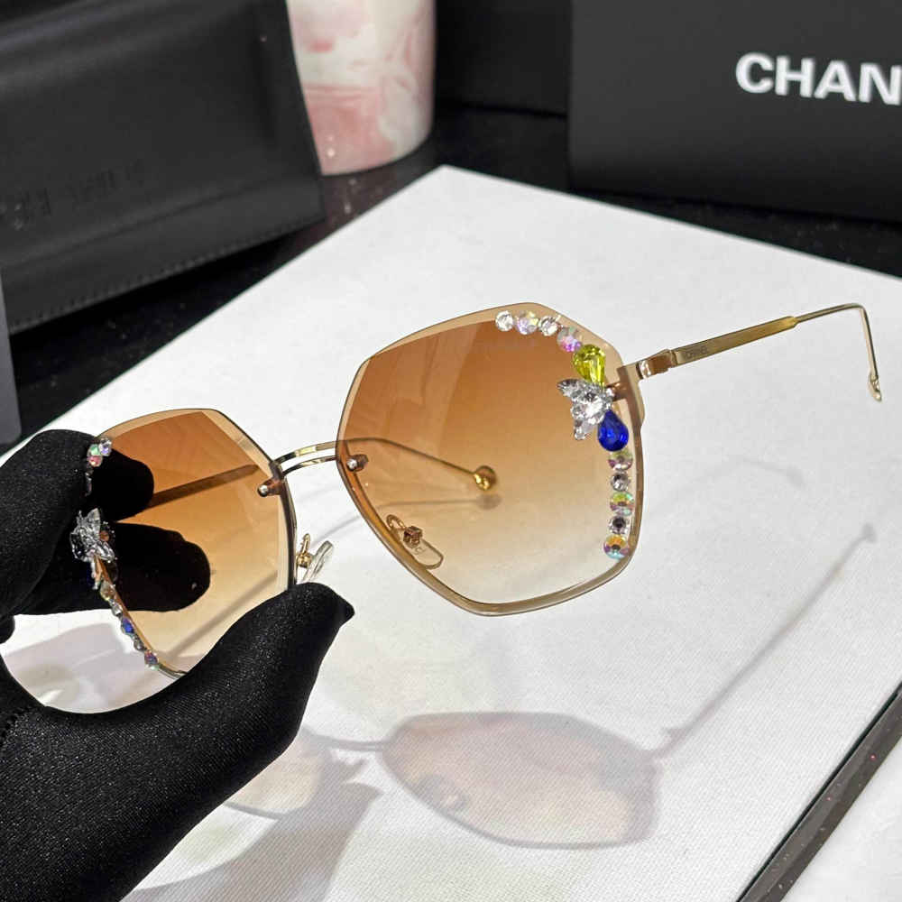 Chanel Brown Premium Women's Sunglasses-1