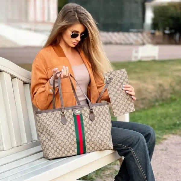 Gucci GG Ophidia Supreme Premium Tote Bag-2