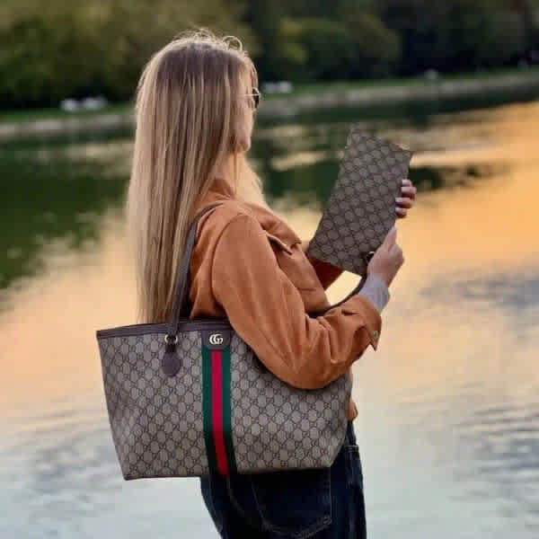 Gucci GG Ophidia Supreme Premium Tote Bag-1