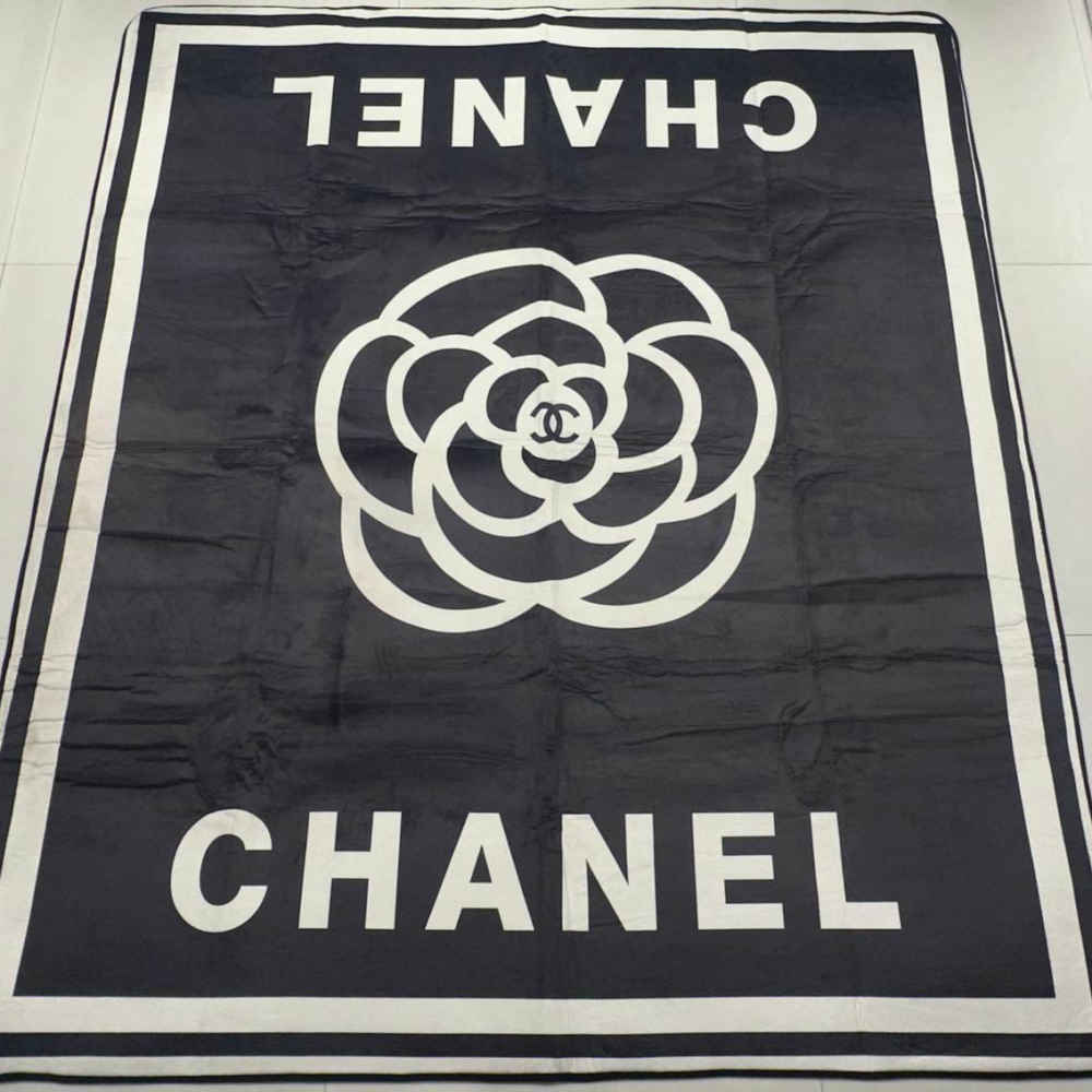 Chanel Black & White Premium Quality Carpet-thumb-0