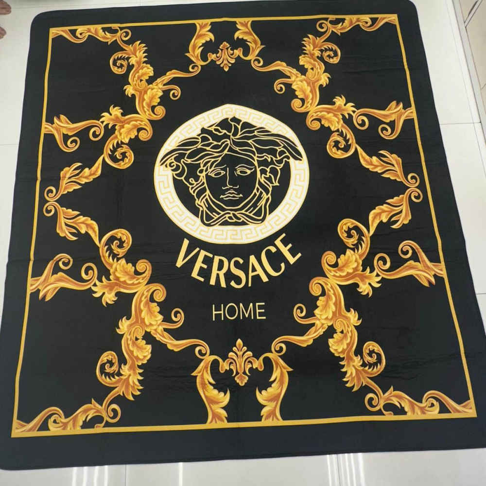 Versace Black Premium Quality Carpet-thumb-0