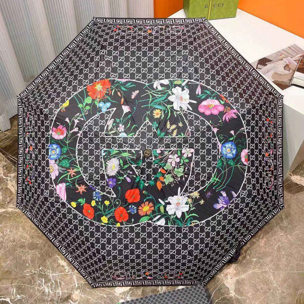 Gucci Black Premium Quality Umbrella-thumb-0