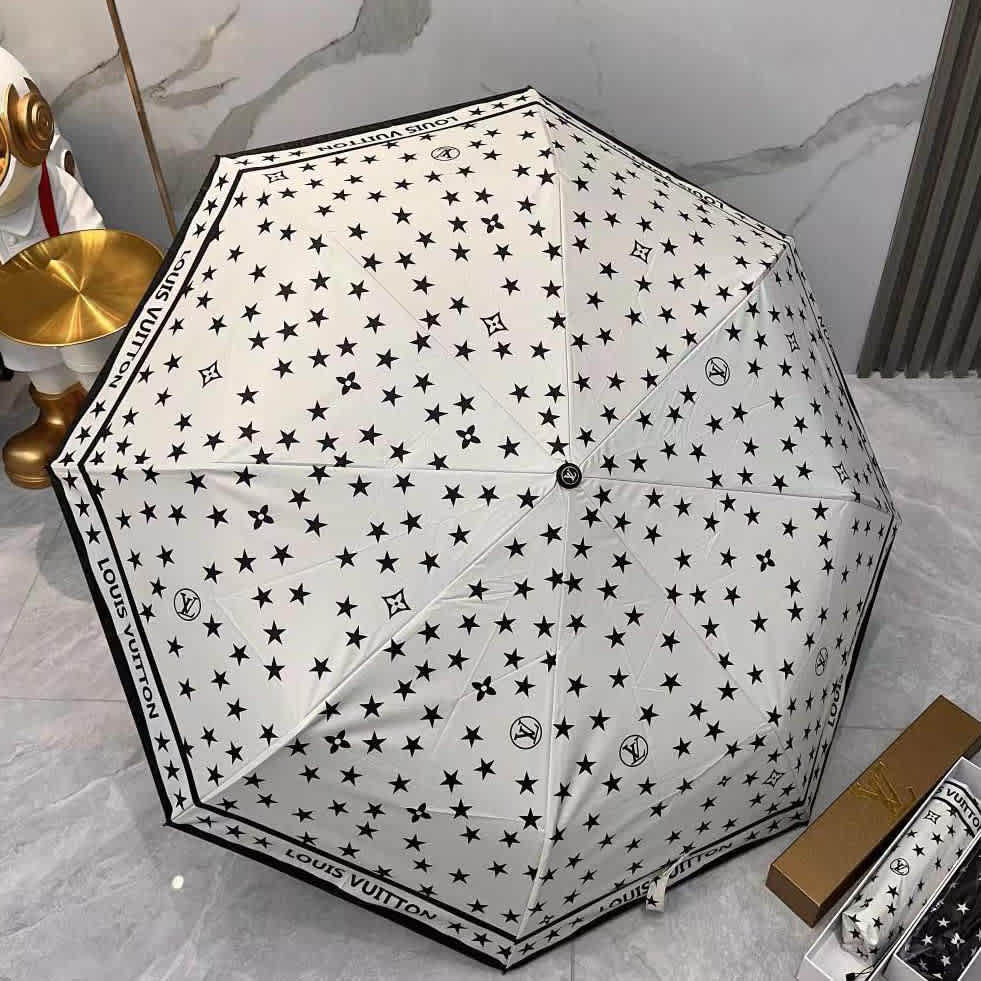 Louis Vuitton White Premium Quality Umbrella-thumb-0