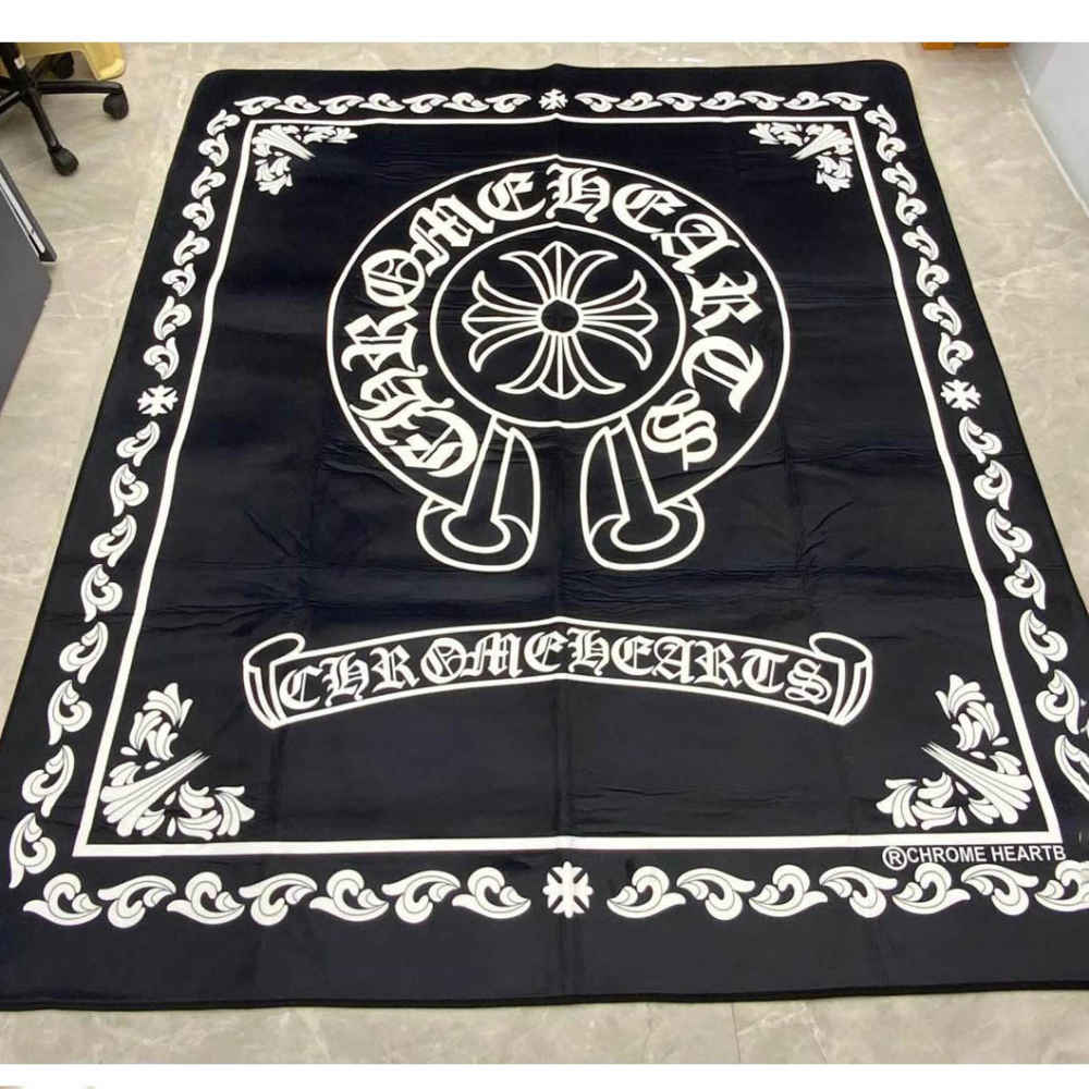Chrome Heart Black Premium Quality Carpet-thumb-0