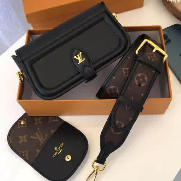 Louis Vuitton LV Canta Officer Black Sling Bag-1