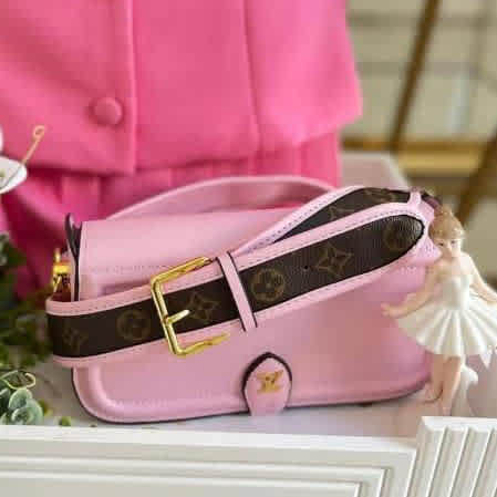 Louis Vuitton LV Canta Officer Pink Sling Bag-2