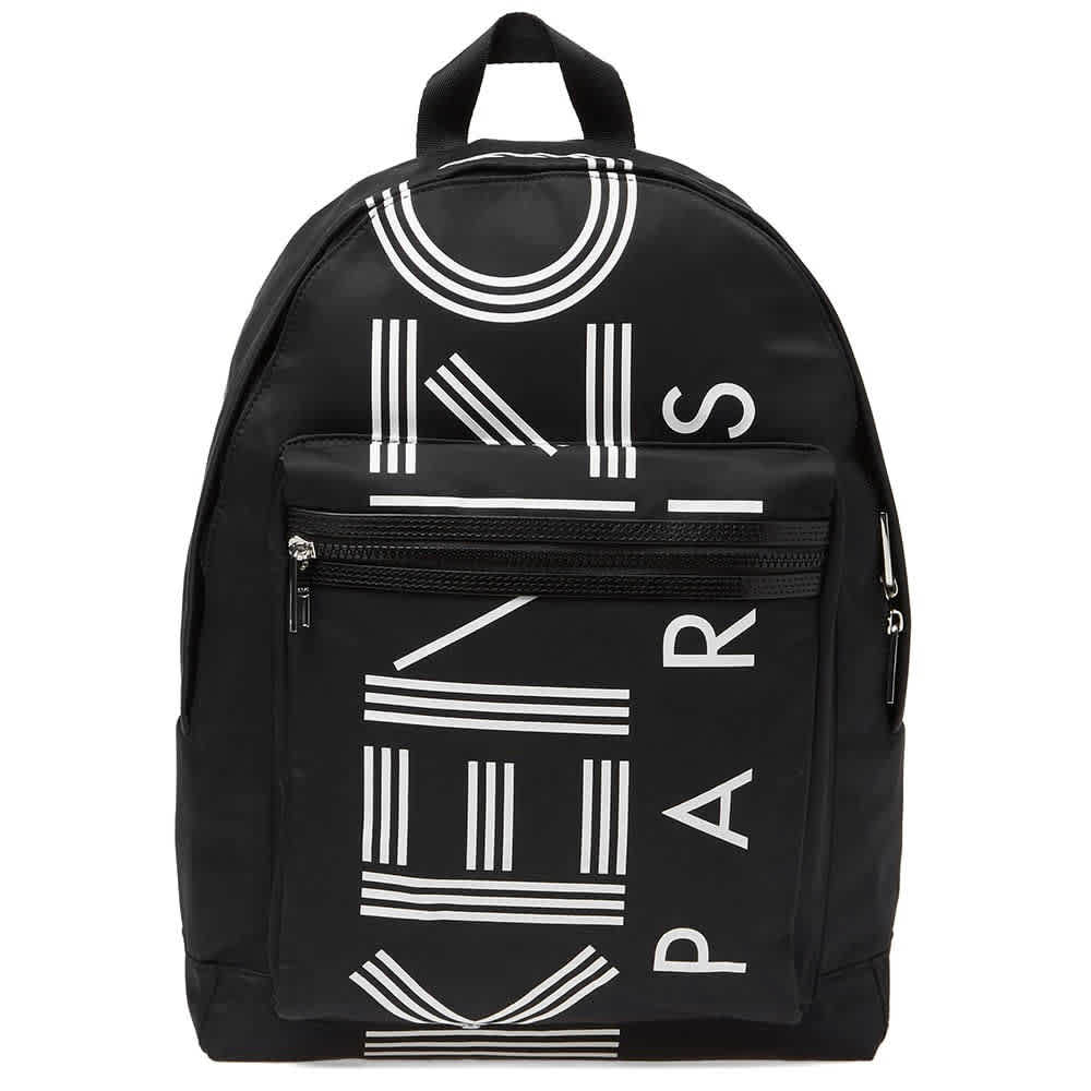 Kenzo Paris Black & White Backpack-thumb-0
