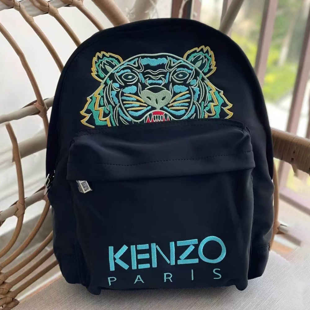 Kenzo Tiger Black & Green Premium Backpack-thumb-0