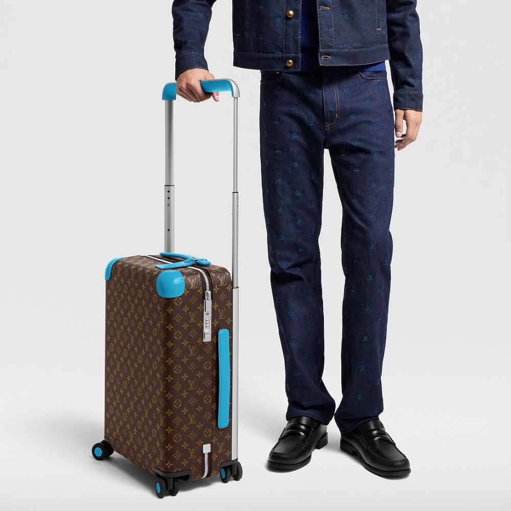 Louis Vuitton Blue Premium Cabin Trolley Bag-5