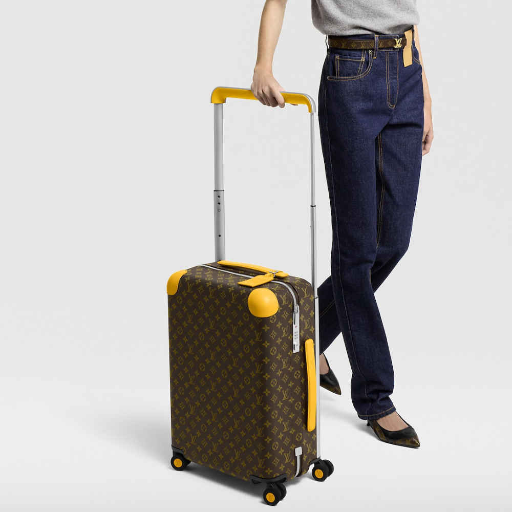 Louis Vuitton Yellow Premium Cabin Trolley Bag-5