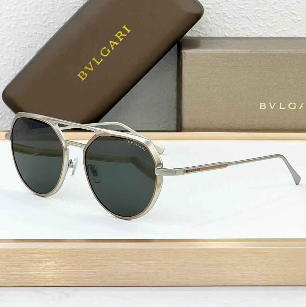Bvlgari Grey Luxury Sunglasses-thumb-0