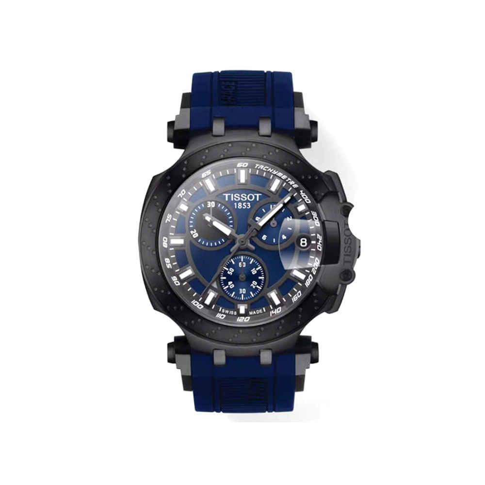 Tissot T-Sport Blue Dial Chronograph Men 43 mm T1154173704100-thumb-0