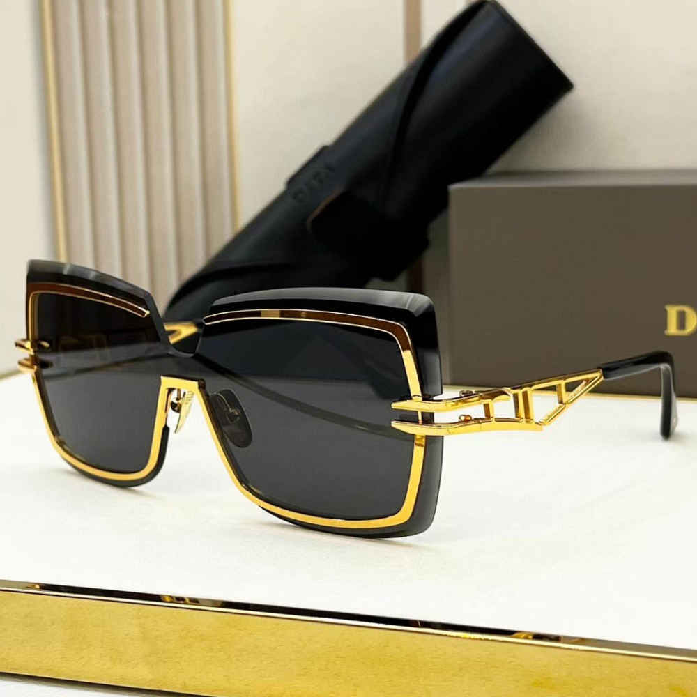 Dita Golden & Black Premium Quality Sunglasses-thumb-0