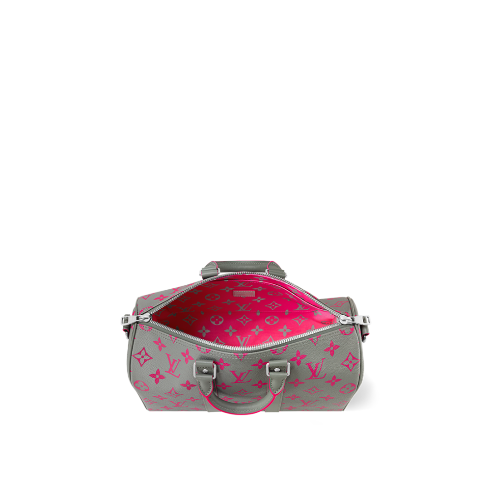 Louis Vuitton Keepall Bandoulière 35 Pink Split Duffle Bag-2