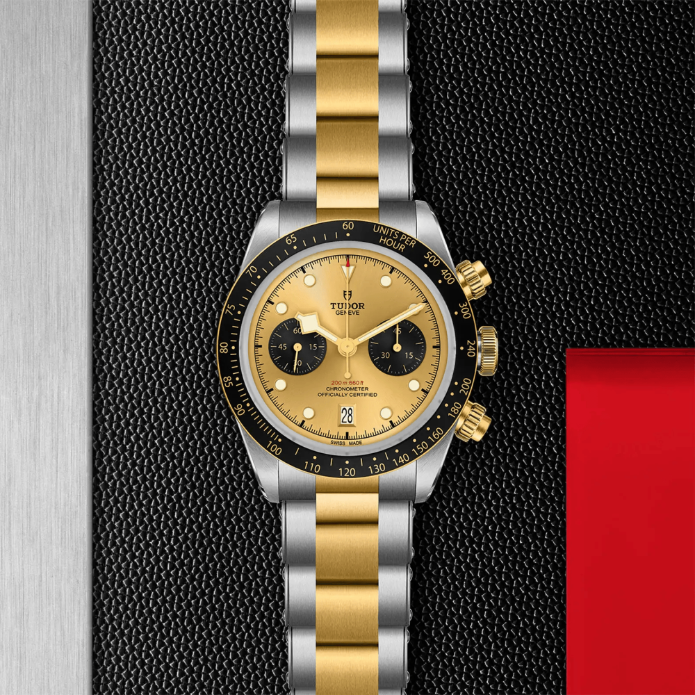 Tudor Black Bay Chrono S&G Gold Dial Premium Watch M79363N-0007-2