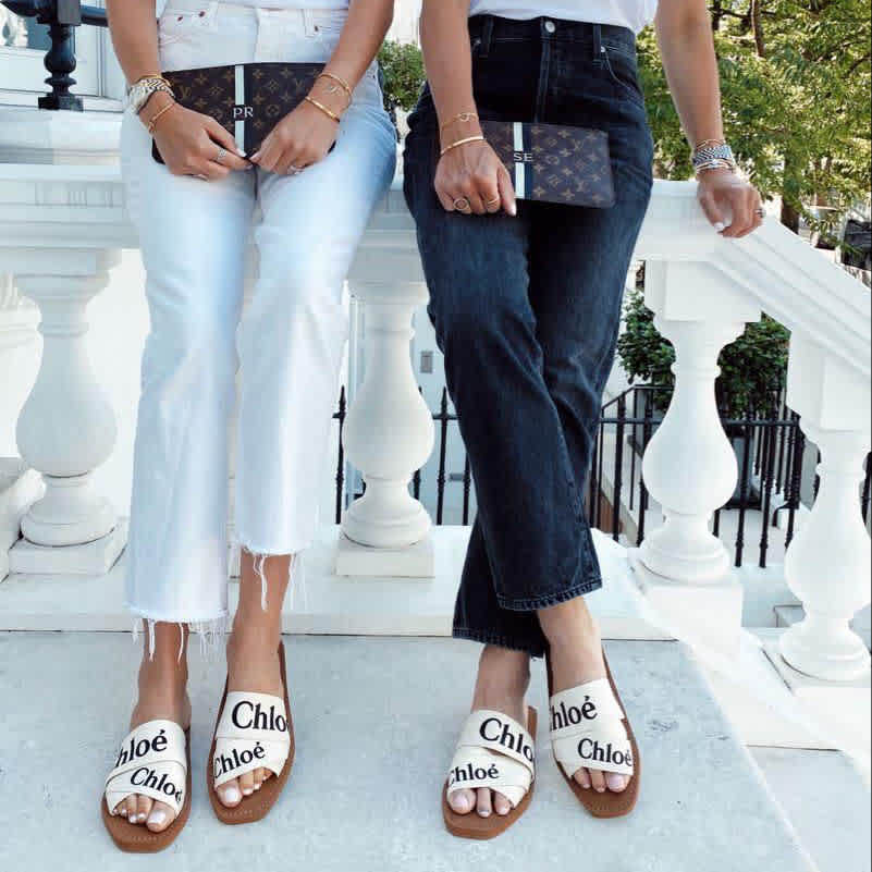 Chloe Beige Premium Quality Women's Flat Sandals-thumb-5