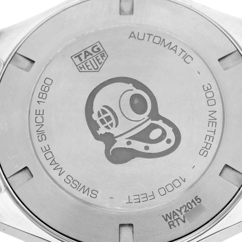 Tag Heuer AquaRacer Men's Silver Stainless Steel Watche WAY2015.BA0927-3
