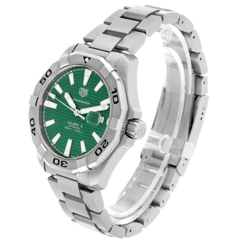 Tag Heuer AquaRacer Men's Silver Stainless Steel Watche WAY2015.BA0927-4