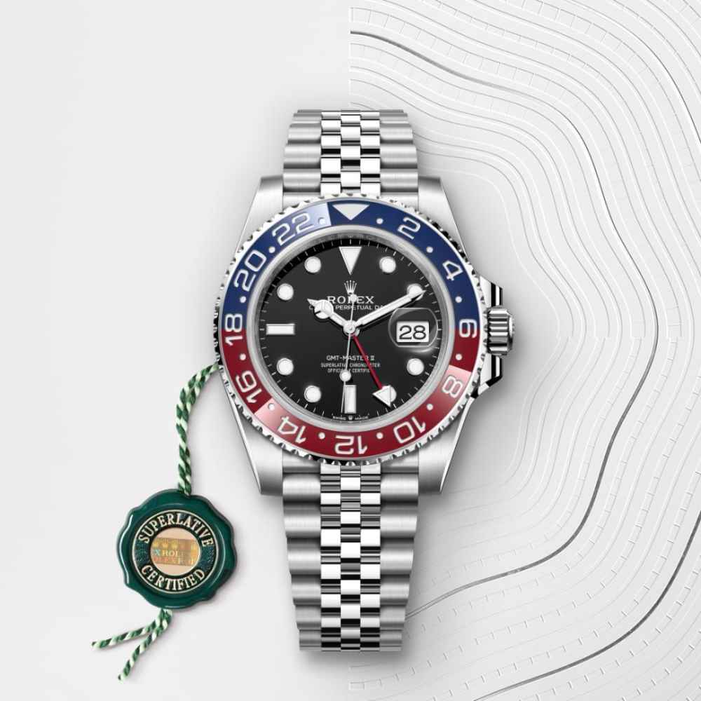 Rolex GMT-Master II Oyster, 40 mm, Oystersteel M126710BLRO-0001-7
