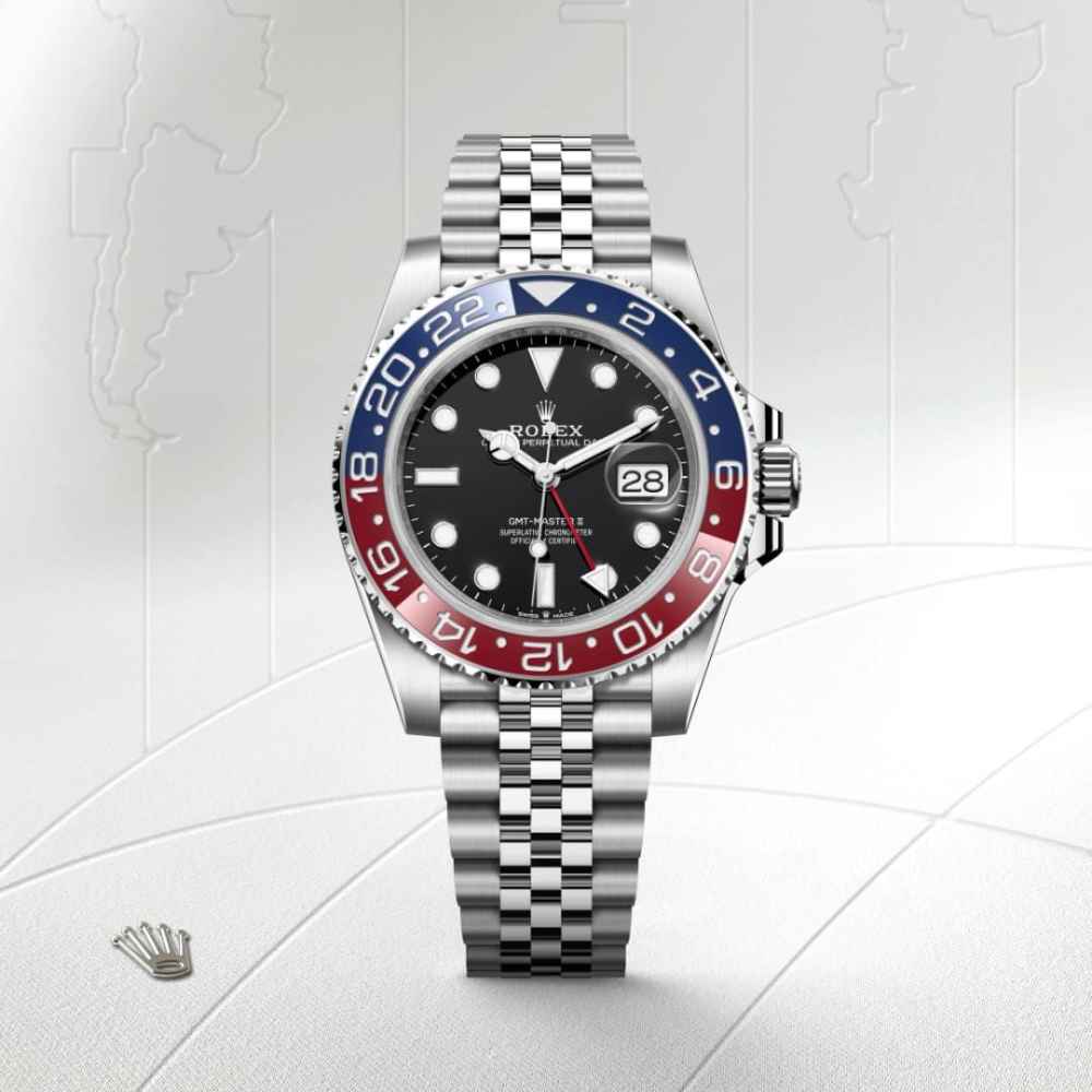 Rolex GMT-Master II Oyster, 40 mm, Oystersteel M126710BLRO-0001-5