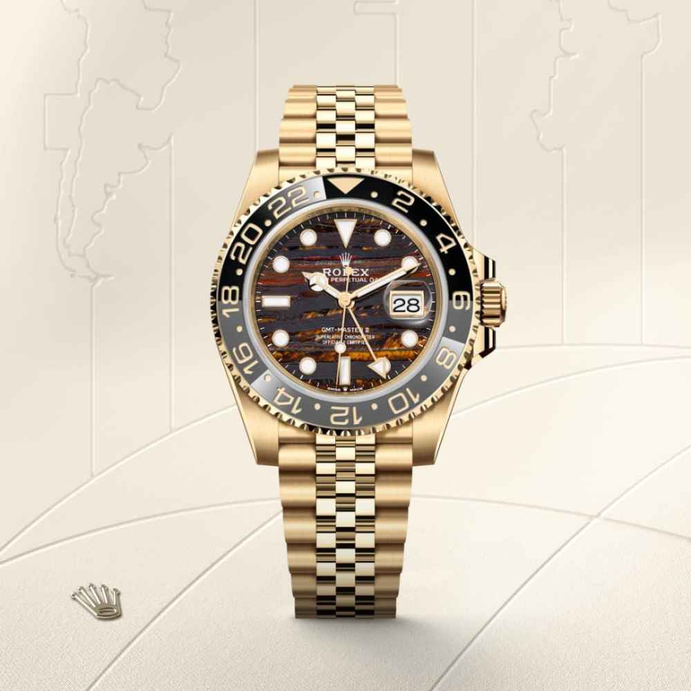 Rolex GMT-Master II Oyster, 40 mm, yellow gold M126718GRNR-0002-thumb-5