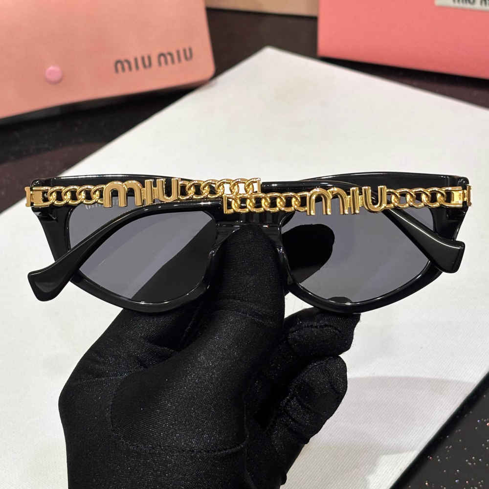 Miu Miu Black Premium Women's Sunglasses-thumb-2