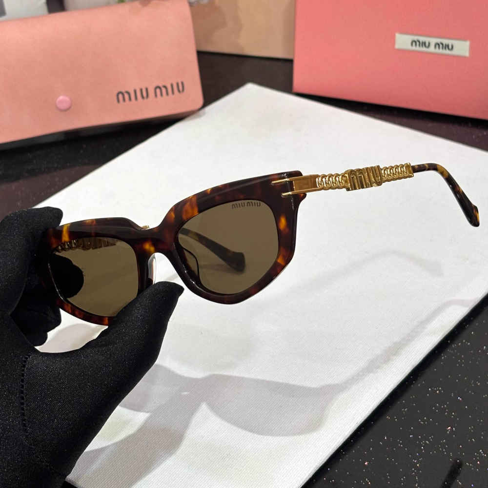 Miu Miu Brown Premium Women's Sunglasses-1