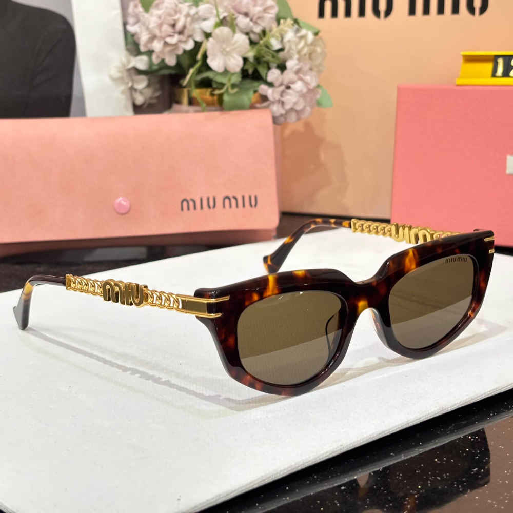 Miu Miu Brown Premium Women's Sunglasses-2