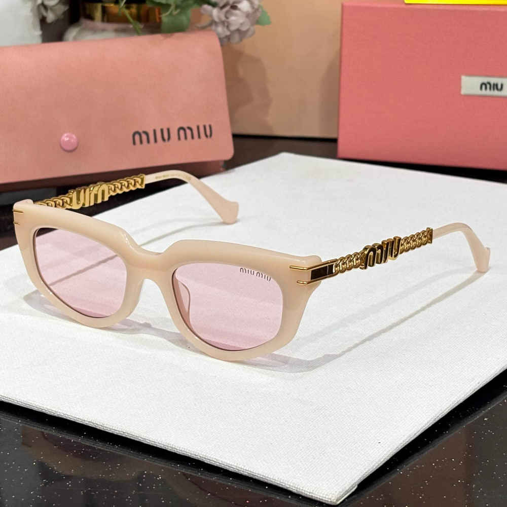 Miu Miu Pink Premium Women's Sunglasses-thumb-0