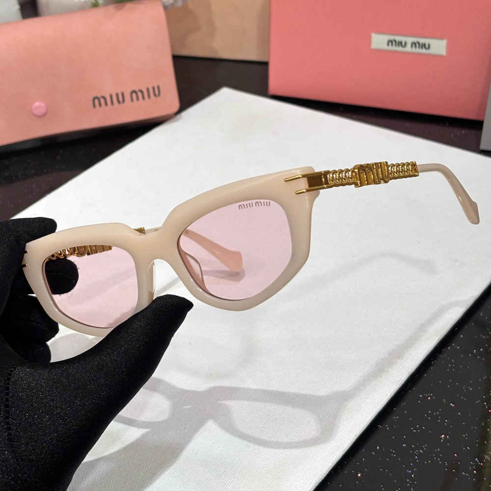 Miu Miu Pink Premium Women's Sunglasses-thumb-1