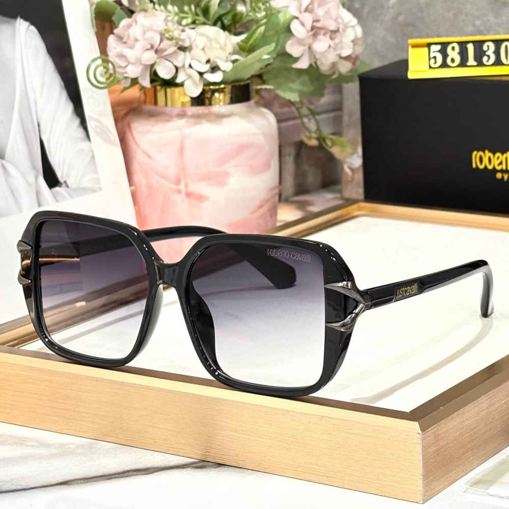 Roberto Cavalli Black & BluePremium Women's Sunglasses-thumb-0