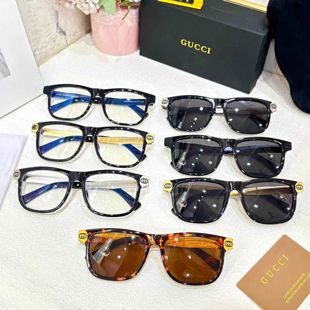 Gucci Black & Silver Premium Sunglasses-2