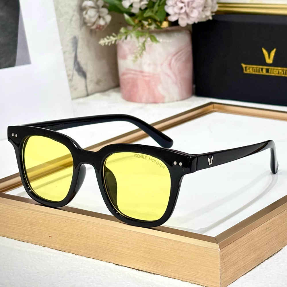 Gentle Monster Yellow Luxury Sunglasses-thumb-0