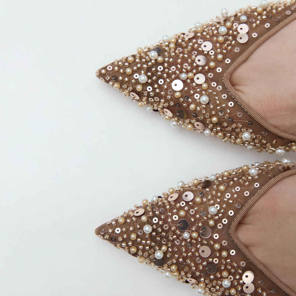 Zara Brown Women's Heel Sandals-5