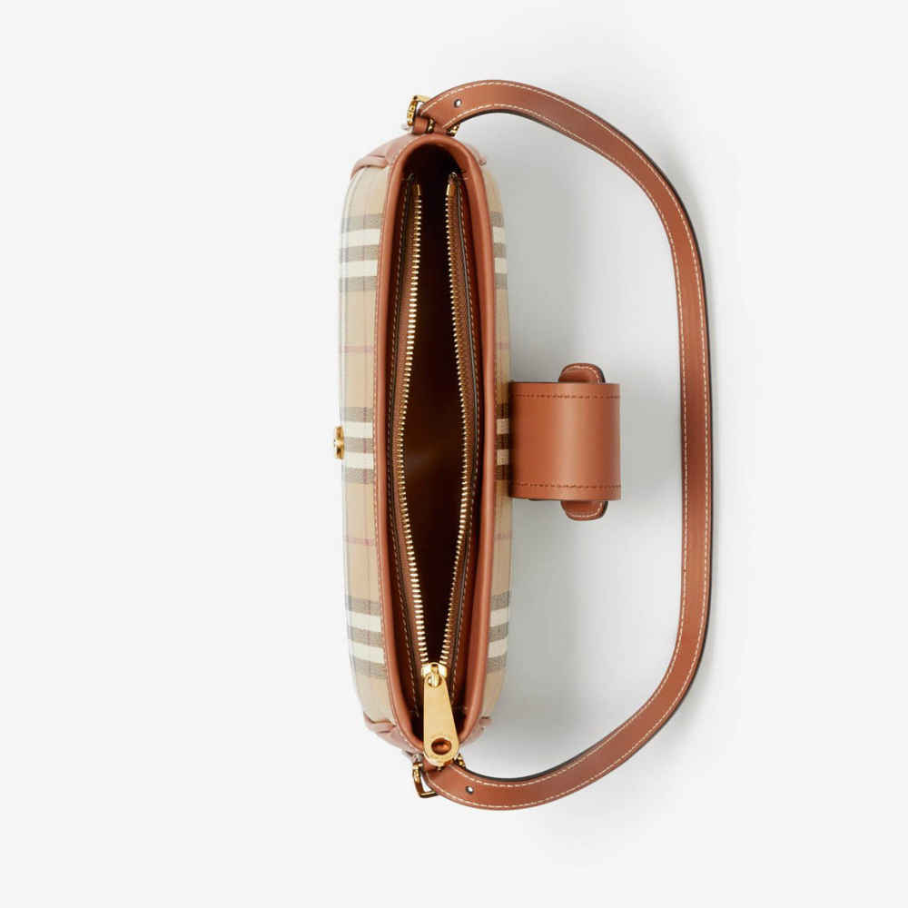 Burberry Vintage Sleek Brown Shoulder Bag-3